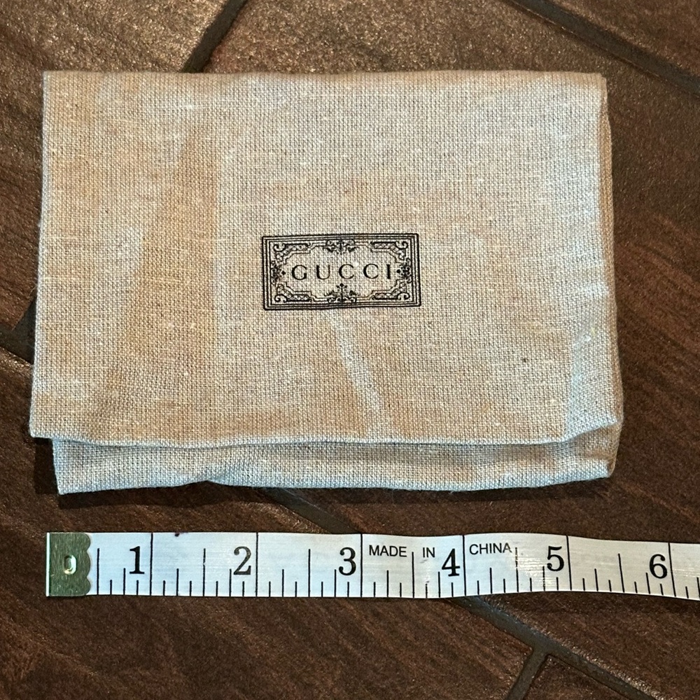 Gucci bracelet earrings pouch gift bag canvas